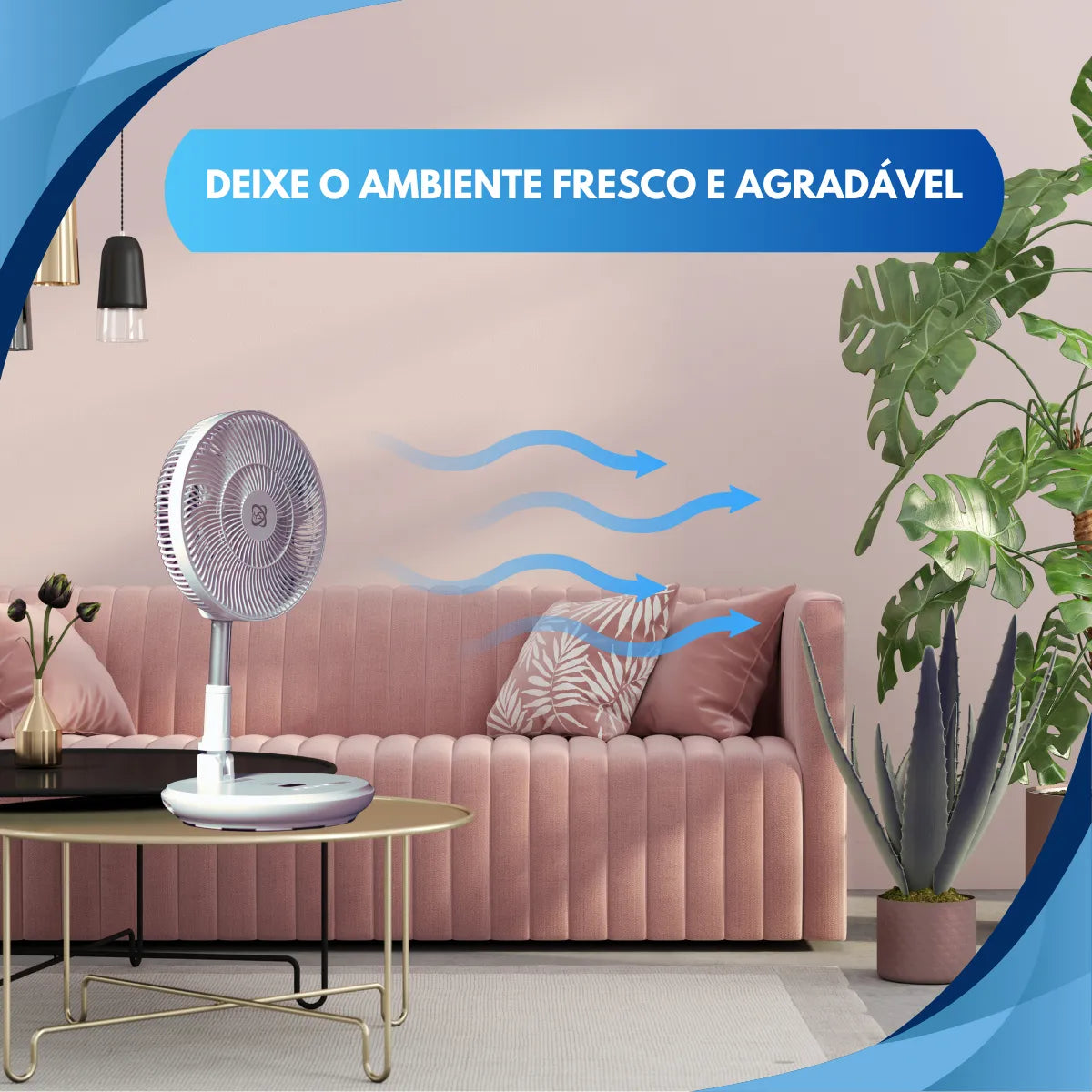 Ventilador portátil plegable
