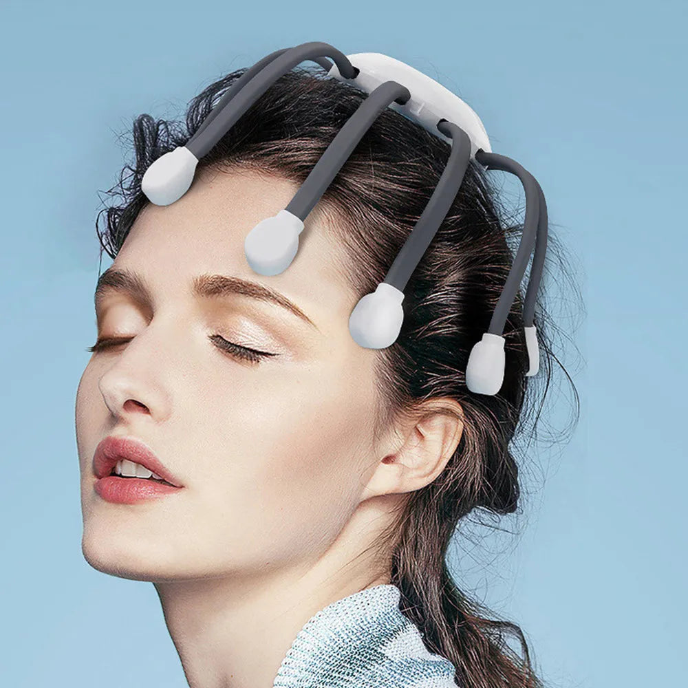 Masajeador Eléctrico Inteligente de Cabeza