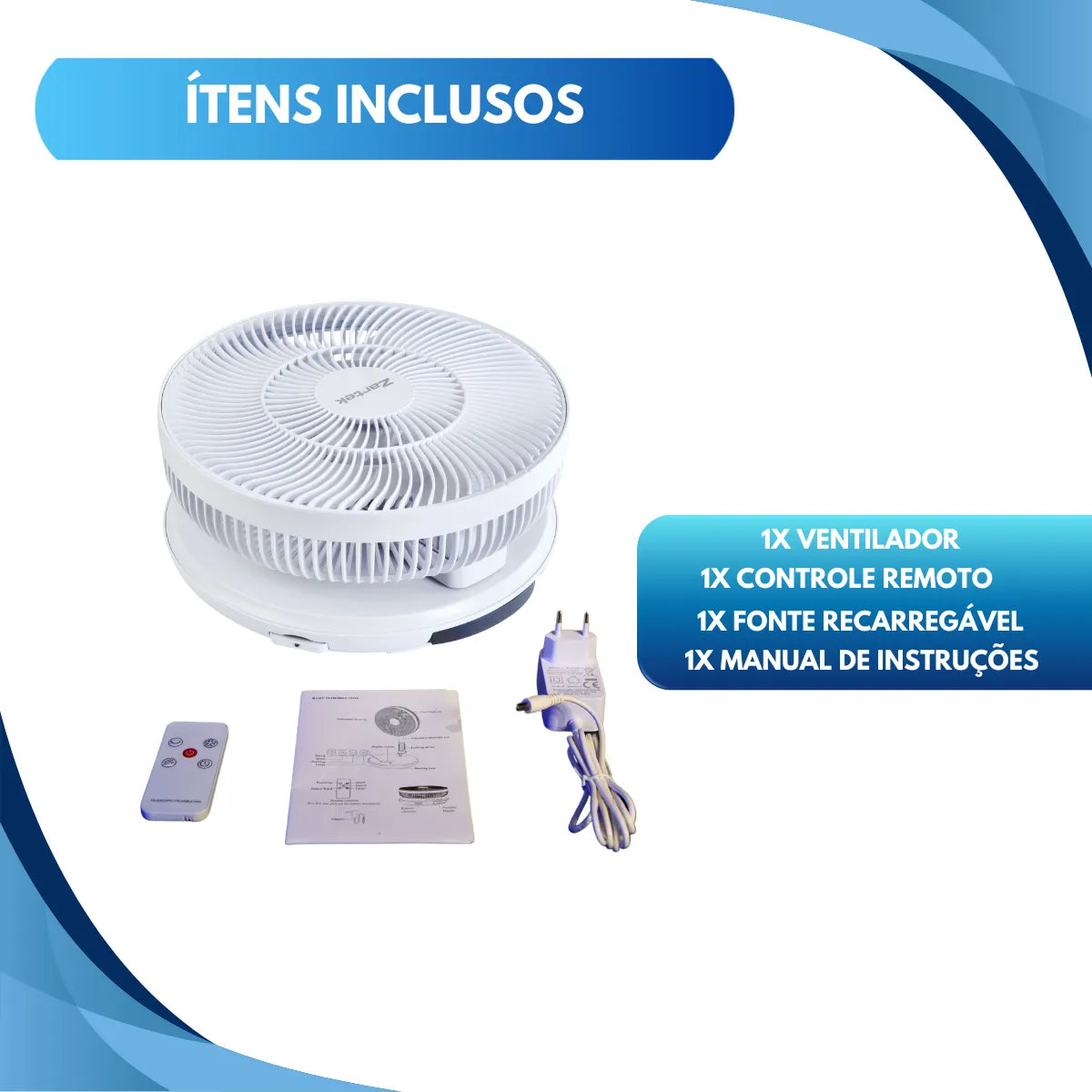Ventilador portátil plegable